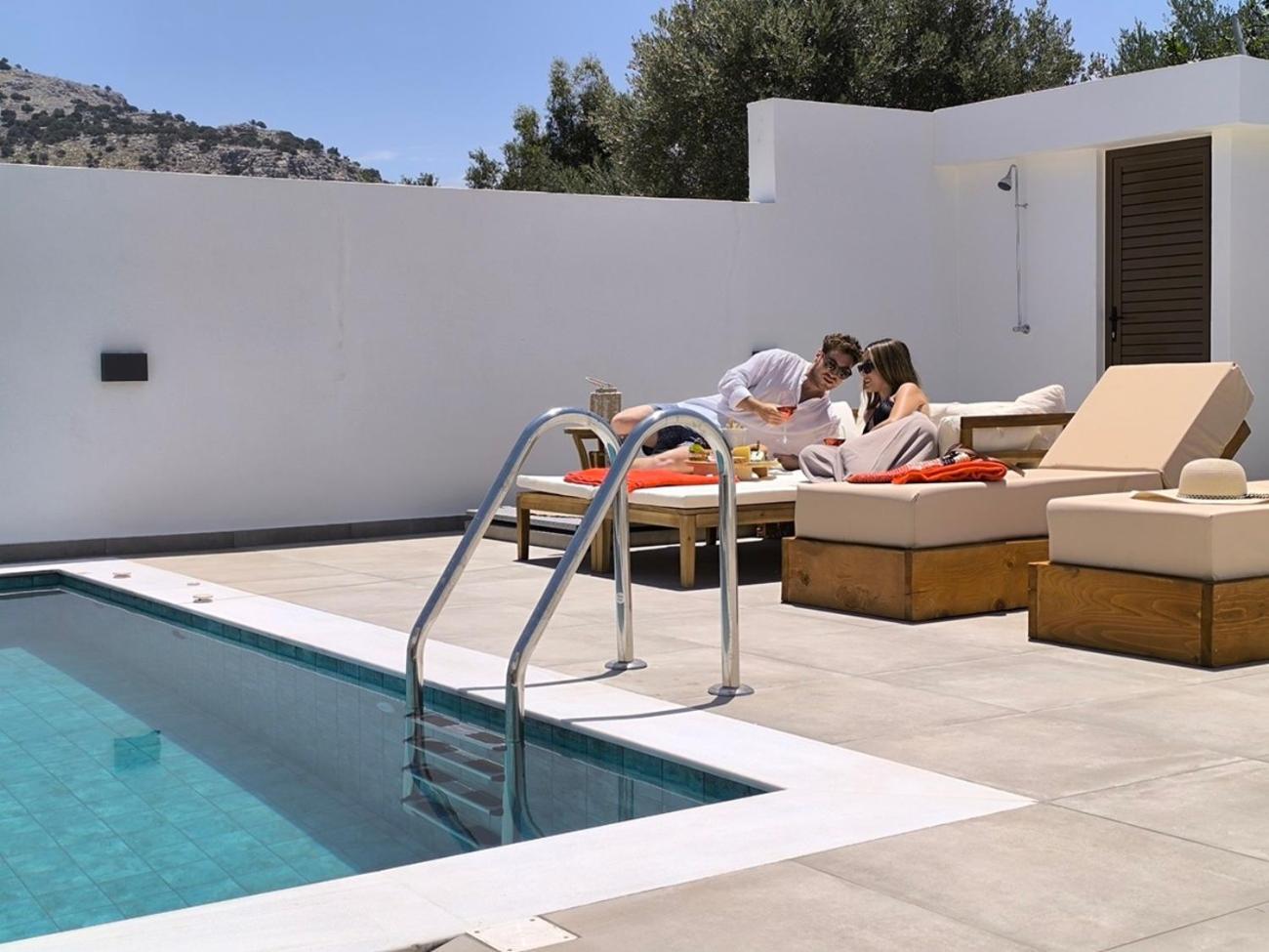 Valantina'S & Mannouel Lardos Luxury Villas Eksteriør bilde