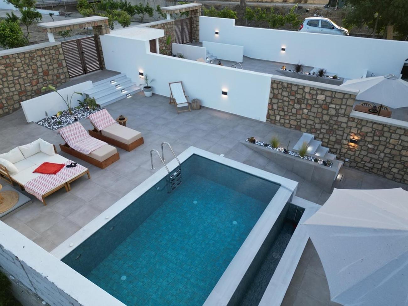 Valantina'S & Mannouel Lardos Luxury Villas Eksteriør bilde
