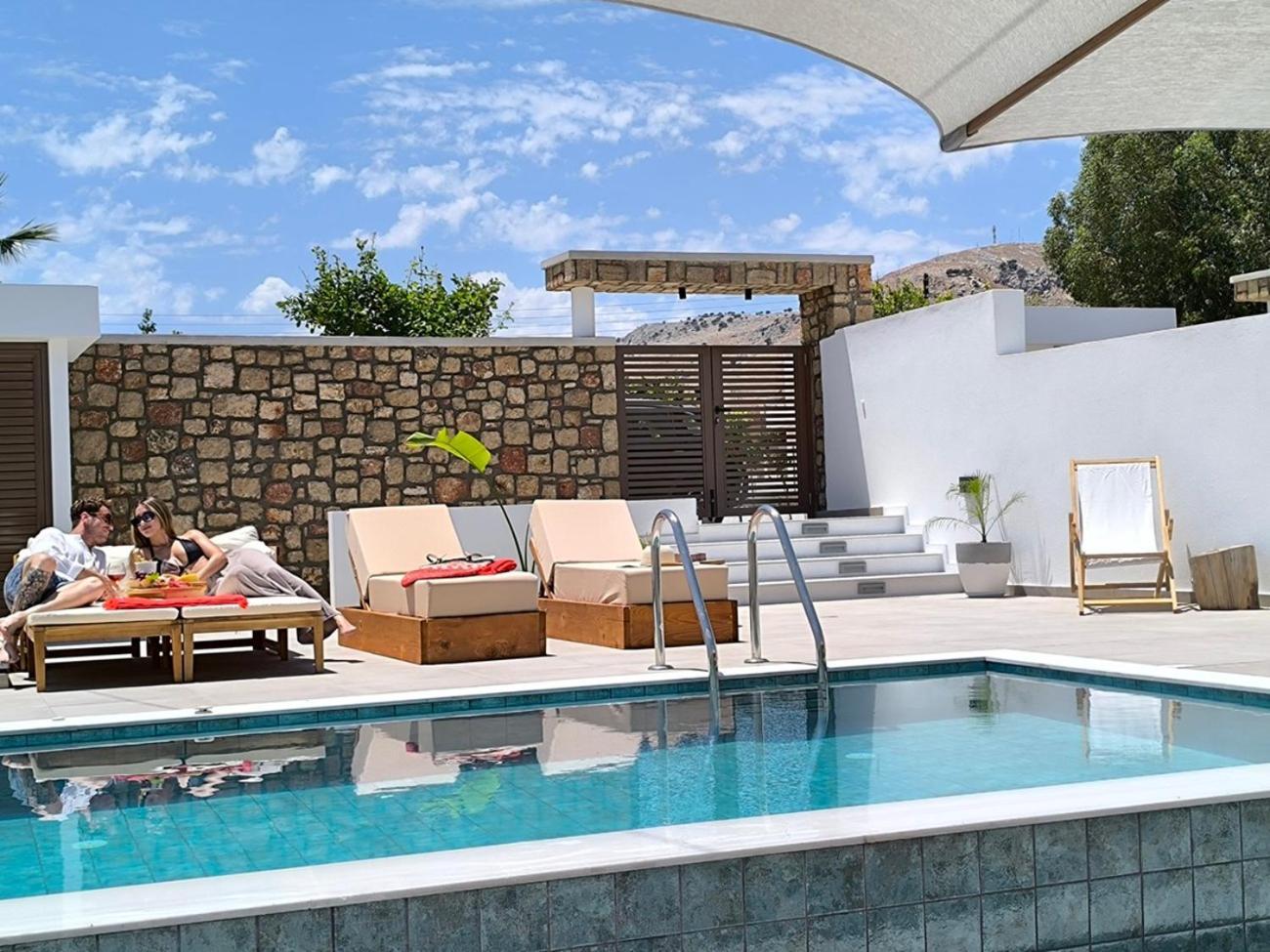 Valantina'S & Mannouel Lardos Luxury Villas Eksteriør bilde