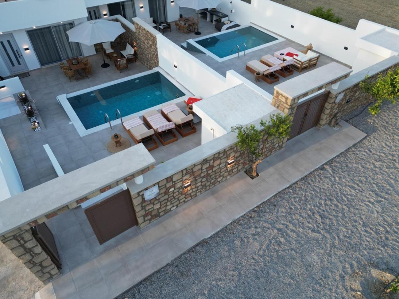 Valantina'S & Mannouel Lardos Luxury Villas Eksteriør bilde