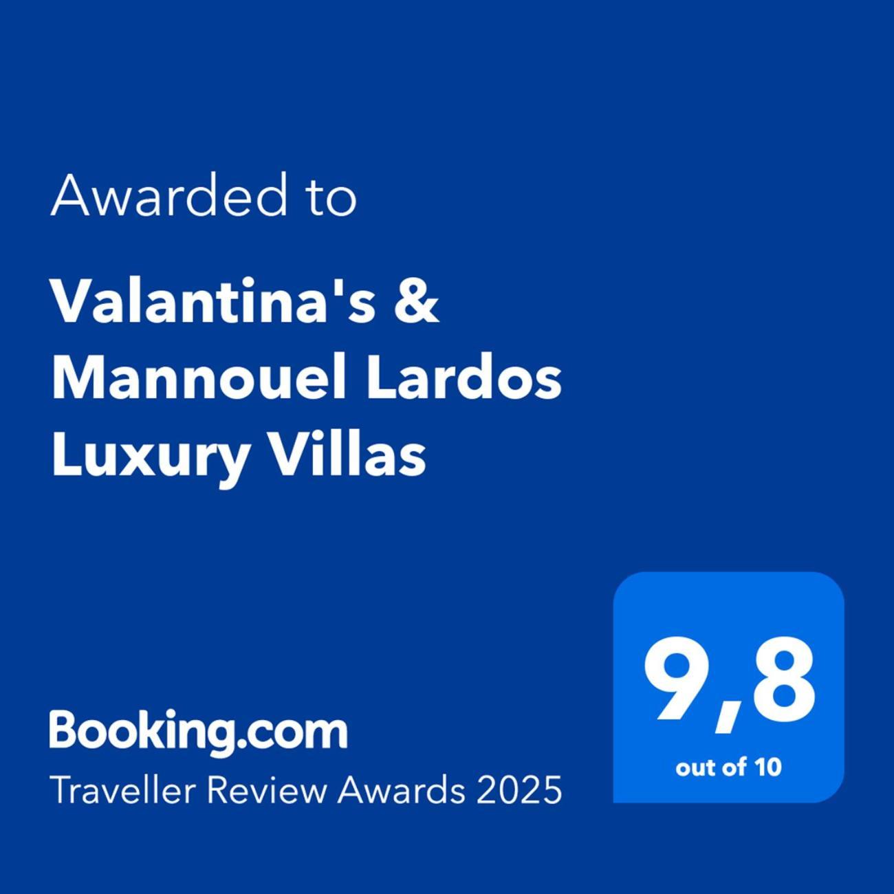 Valantina'S & Mannouel Lardos Luxury Villas Eksteriør bilde